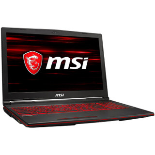 MSI 微星 GL GL63 8RE-416CN 15.6英寸笔记本电脑(黑色、i7-8750h、8GB、256G 1T、GTX1060)