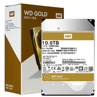 WD 西部数据 WD101VRYZ 金盘 SATA 企业硬盘 10TB