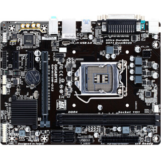 GIGABYTE 技嘉 H110M-DS2 主板 (Intel H110/LGA 1151)