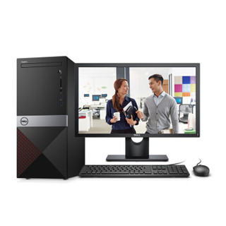 DELL 戴尔 成就(Vostro) Vostro 3670-R1329R 21.5英寸 台式电脑整机 FHD屏 (i3-8100、4G、1TB；128G SSD)