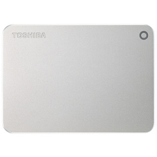 TOSHIBA 东芝 CANVIO Premium 2.5英寸 移动硬盘 2TB 金属银