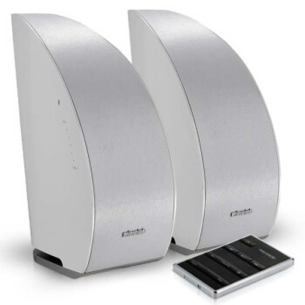 microlab 麦博 t8 蓝牙电视音箱 白色