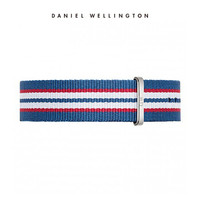 DanielWellington 丹尼尔惠灵顿 0413DW 原装表带20mm尼龙银色针扣男款 （适用于40mm表盘系列）
