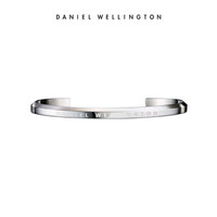 Daniel Wellington DanielWellington 丹尼尔惠灵顿 CLASSIC CUFF系列 DW00400004 银色开口手镯 小号
