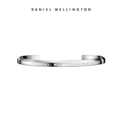 DanielWellington 丹尼尔惠灵顿 CLASSIC CUFF系列 DW00400004 银色开口手镯 *3件
