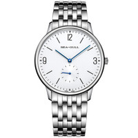 SeaGull 海鸥 819.17.6004 男士纤薄手动机械表 白盘 钢带