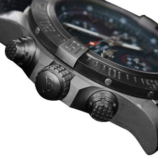 BREITLING 百年灵 Avenger Bandit 复仇者系列 E1338310-M534-109W 男士机械腕表 45mm 黑色 黑色 尼龙