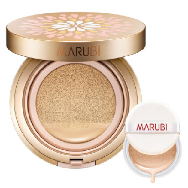 商品marubi丸美鲜颜焕亮气垫bb霜自然色15g替换装15g