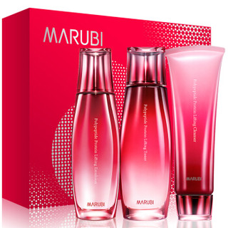 MARUBI 丸美 多肽蛋白明星礼盒 3件套(洁面乳120g+蜜露120ml+提拉乳100ml)