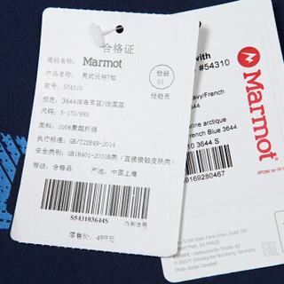  Marmot 土拨鼠 S54310 男款长袖T恤（深海军蓝/法国蓝 S）