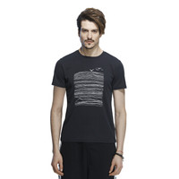 NORTHLAND 诺诗兰 GQ075A07 男式短袖T恤(黑色 XXL)