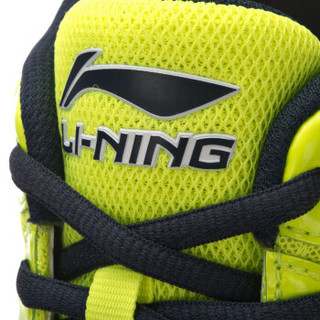 LI-NING 李宁 AYTN025-2 羽毛球系列 男子羽毛球训练鞋 荧光亮绿/夜空蓝 45码