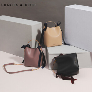 CHARLES & KEITH CK2-10270156 女士单肩包 (紫红色)