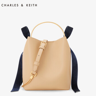 CHARLES & KEITH CK2-10270156 女士单肩包 (米色)