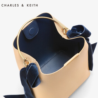 CHARLES & KEITH CK2-10270156 女士单肩包 (米色)