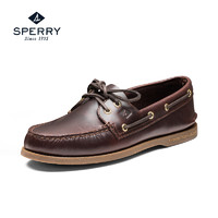 SPERRY 商务休闲真皮牛皮帆船鞋