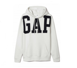 Gap 男装徽标摩登风格连帽卫衣