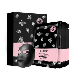 膜法世家黑莓补水保湿黑面膜7片 吸黑清洁收缩