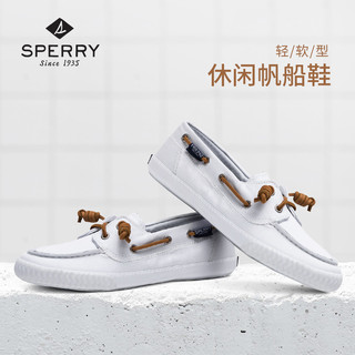 SPERRY STS95743 平底帆布鞋