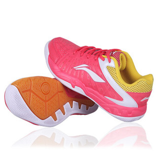 LI-NING 李宁 AYTM032 女士羽毛球鞋 焦红色 37