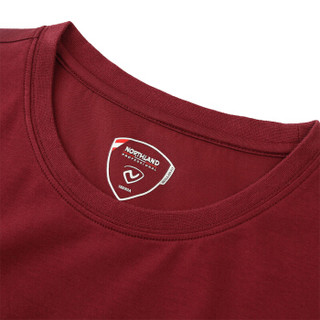 NORTHLAND 诺诗兰 GL050901 男款短袖T恤（枣红色 S）