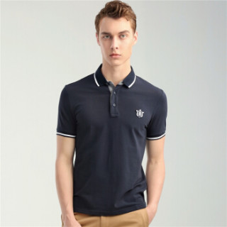 GIORDANO 佐丹奴 01016242 男士短袖POLO衫 03标志海军蓝色 175/100A