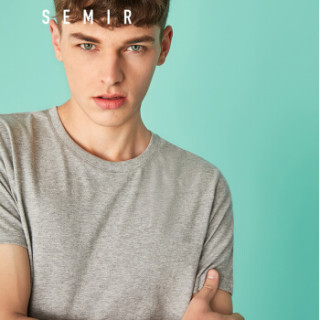 Semir 森马 19018001233 Semir 森马 19018001233 男士圆领短袖T恤 中花灰 M