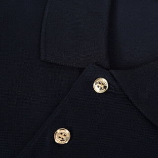 BURBERRY 博柏利 40155111 男士短袖POLO衫 (海军蓝、M)