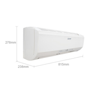 三菱电机 正1.5匹 定频 壁挂式家用冷暖空调(白色) MSH-CE12VD
