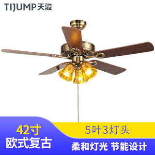 TIJUMP/天骏 SF50-5Y3L-38C 吊扇灯