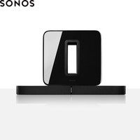 SONOS 音响 音箱 家庭智能音响系统 无线家庭影院PLAYBASE套装3.1声道 黑色套组