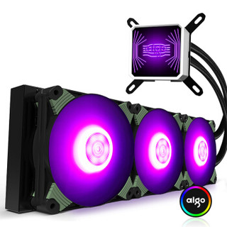 aigo 爱国者 冰魄T360RGB 一体式水冷散热器 360冷排