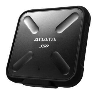 ADATA 威刚 SD700 USB3.1 移动固态硬盘 512GB 黑色
