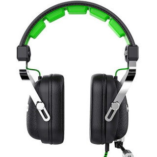  AJAZZ 黑爵 AX300 游戏耳机 黑绿色