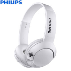 PHILIPS 飞利浦 Bass  SHB3075 头戴式蓝牙耳机 白色