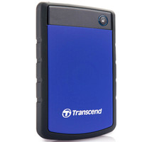  Transcend 创见 StoreJet 25H3B USB3.0 移动硬盘 1TB 蓝色