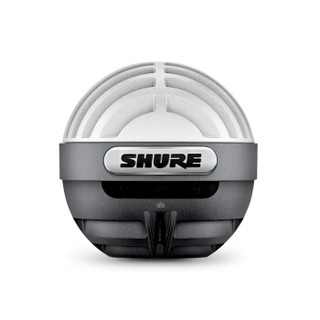 SHURE 舒尔 MV5数字电容话筒 可返听唱歌手机录音播客直播视频会议办公麦克风 浅灰色