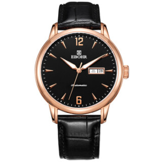 商品ebohr 依波 都市经典系列 36130412 男士自动机械表(玫金色) 防水