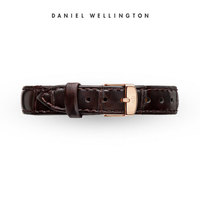 丹尼尔惠灵顿（DanielWellington）DW原装表带13mm皮质金色针扣女款DW00200061（适用于26mm表盘系列）