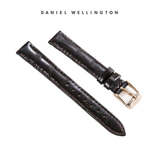 丹尼尔惠灵顿（DanielWellington）DW原装表带13mm皮质金色针扣女款DW00200061（适用于26mm表盘系列）