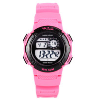 Disney 迪士尼 MK-15054P 儿童运动电子表（粉色升级款） 防夜光