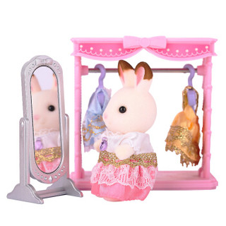  Sylvanian Families 森贝儿家族 商店系列 过家家场景玩具 时尚试衣间