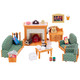 Sylvanian Families 森贝儿家族 家具套装 过家家玩具 客厅壁炉套 SYFC29598