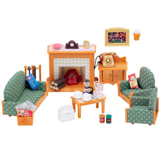  Sylvanian Families 森贝儿家族 家具套装 过家家玩具 客厅壁炉套 SYFC29598