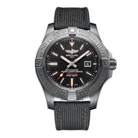 BREITLING 百年灵 BLACKBIRD系列 V1731010-BD12-100W 男士自动机械腕表 44mm 黑色 黑色 绢织