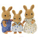 Sylvanian Families 森贝儿家族 家族系列 过家家玩具 蜜兔家族 SYFC14748 *3件