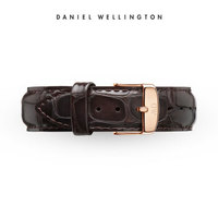 Daniel Wellington DanielWellington 丹尼尔惠灵顿 0710DW 原装表带18mm皮质金色针扣女款 （适用于36mm表盘系列）