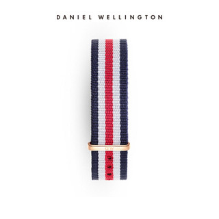 Daniel Wellington DanielWellington）DW表带18mm尼龙玫瑰金针扣女款DW00200030（适用于36mm表盘系列）