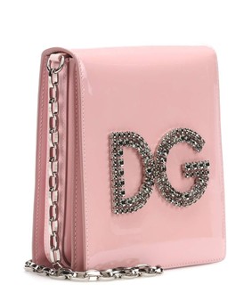 DOLCE & GABBANA DG Girls漆皮单肩包