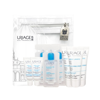 URIAGE 依泉 便携旅行包（化妆棉 70片+洁肤水 8ml*3瓶+洁肤乳 8ml*3支+保湿乳 3ml*2支）